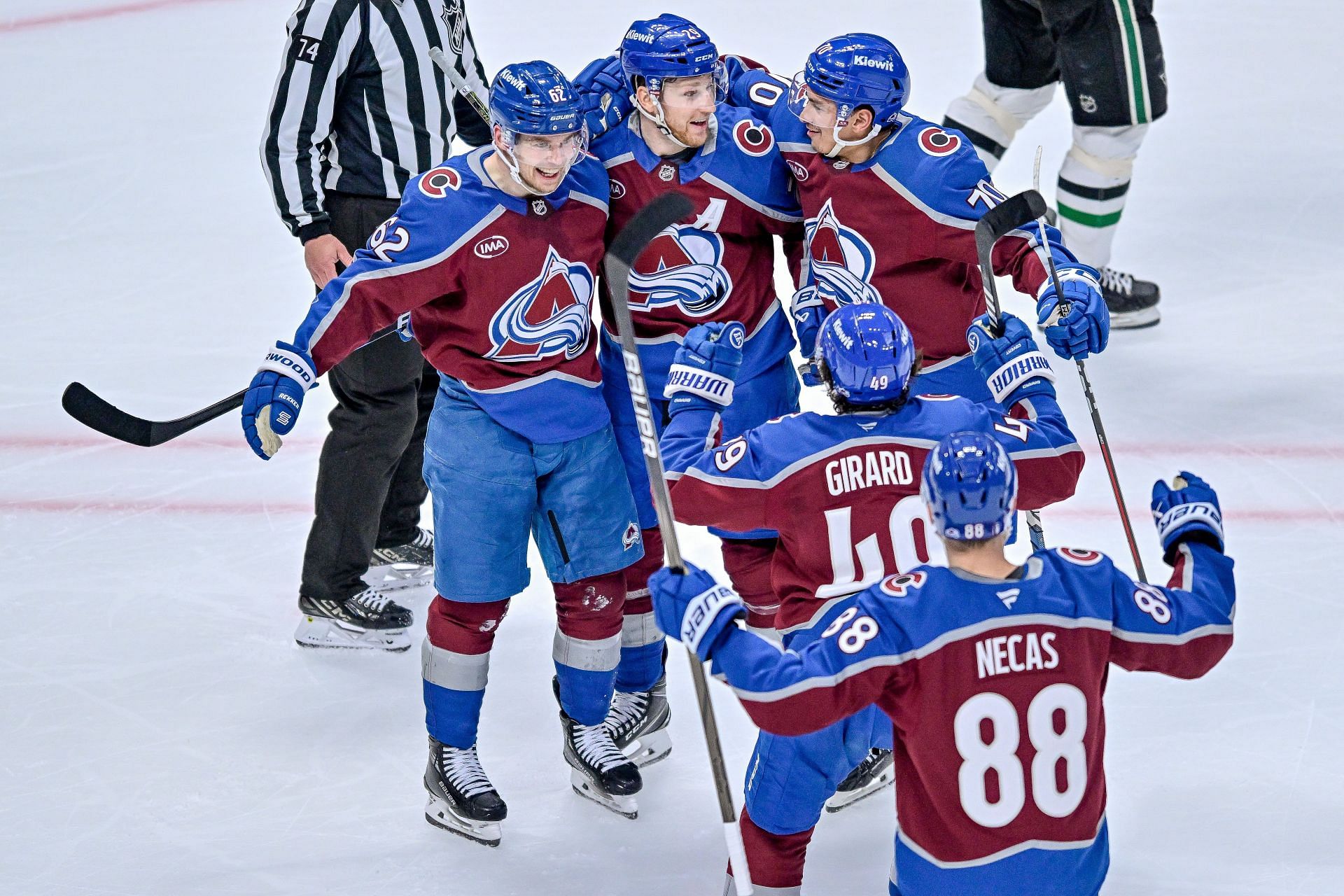 NHL: MAY 01 Stanley Cup Playoffs First Round Stars at Avalanche